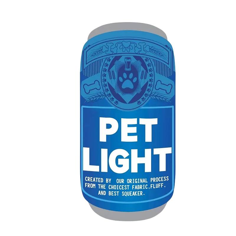 Plush Dog Winebottle Chew Sound Soft Beer Bottle Toy Funny Bite-Resistant Squeaky Relieve Boredom